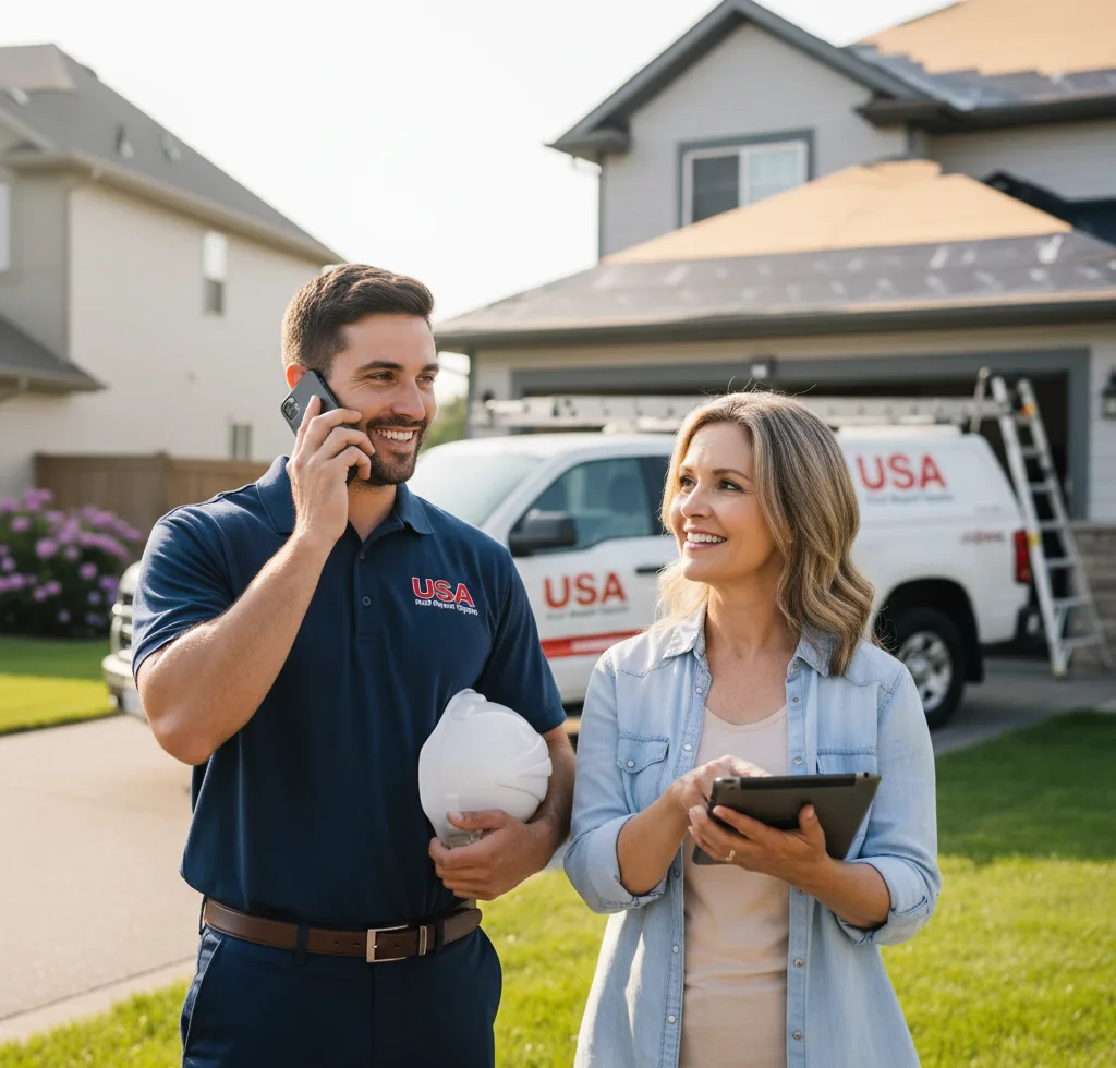 USA Roof Repair Experts customer support in Emmitsburg